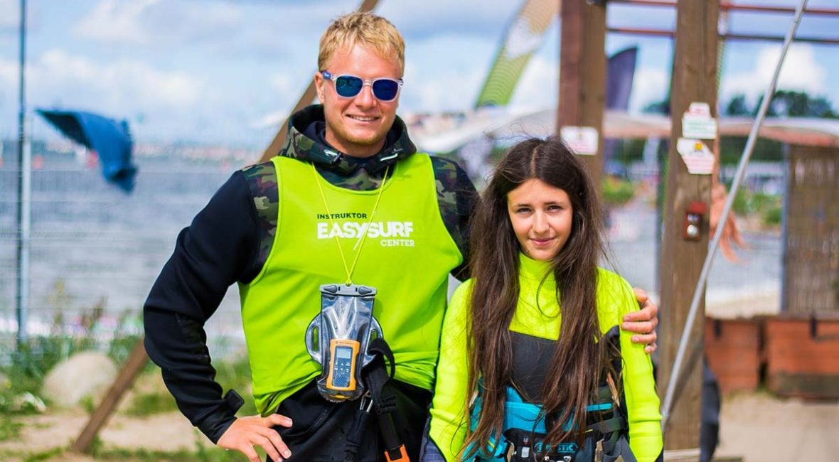 Kurs kitesurfingu z radiem