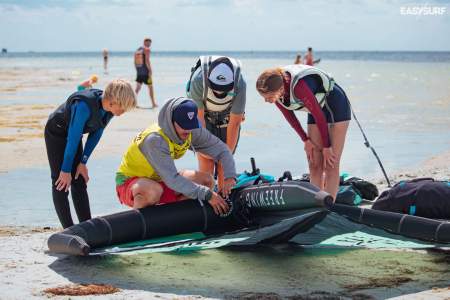 Wingfoil - nauka dzieci