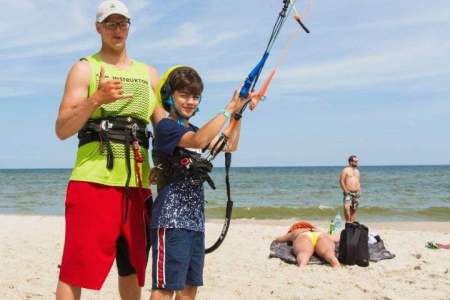 Kurs kitesurfingu dla dzieci